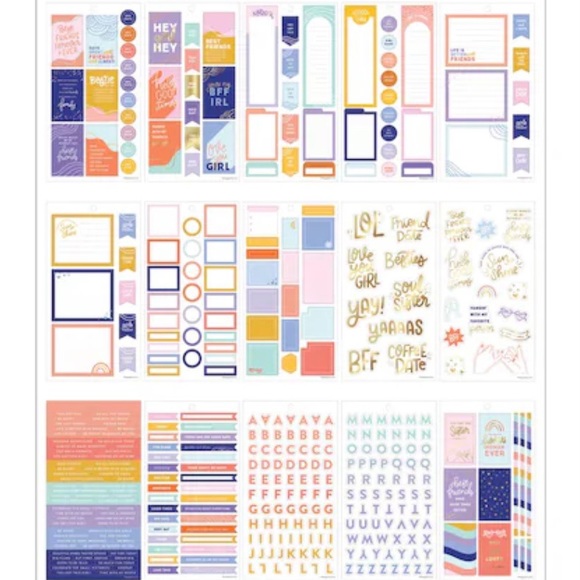 Friendship happy planner stickers - Picture 2 of 3